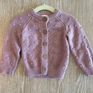 Jamie Kay Dusty Pink Knit Cardigan